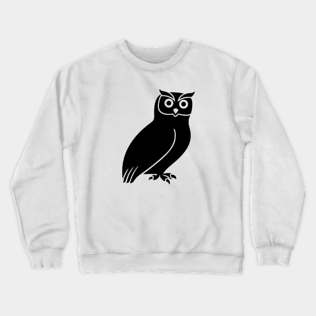 Owl Silhouette Crewneck Sweatshirt by KC Happy Shop